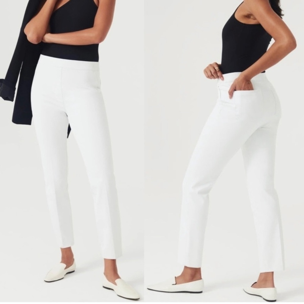 SPANX White Cropped Pants & Jumpsuits